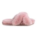 Ladies Daisy Sheepskin Slider Rose Extra Image 1 Preview